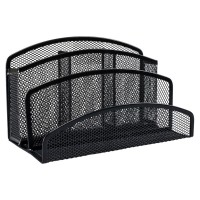 Настільний набір H-Tone металевий, 22,2 х 12 х 10,8 см, чорний (JJ41213)