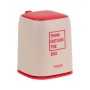 Кошик для паперів Axent Настільний контейнер для сміття, прямокутний, персиковий (2133-42-A)