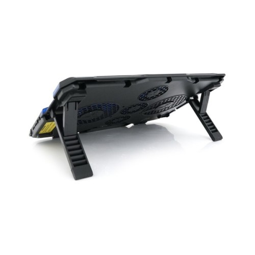 Підставка до ноутбука IceCoorel 10-15.6", 2*140mm + 3*70mm 1400 RPM, 2*USB, 410x290x26mm, Blue (A2)