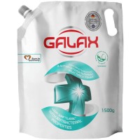 Рідке мило Galax Класичне З антибактеріальними властивостями Дой-пак 1500 г (4823128002437)