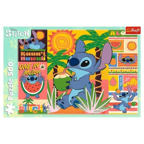 Пазл Trefl Lilo&Stitch Канікули зі Стічем 500 елементів (5900511374834)
