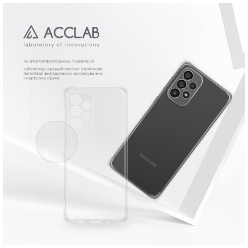 Чохол до мобільного телефона ACCLAB ShockProof Samsung Galaxy A33 5G Transparent (1283126553882)