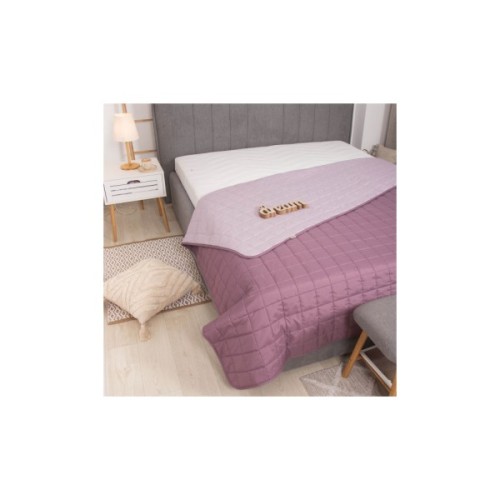 Покривало Viluta стьобане двустороннє Дует Пудрова троянда 210х240 (duet_pudtroyanda_210x240)