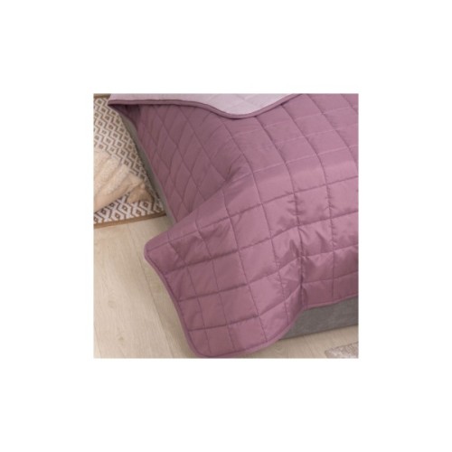 Покривало Viluta стьобане двустороннє Дует Пудрова троянда 210х240 (duet_pudtroyanda_210x240)