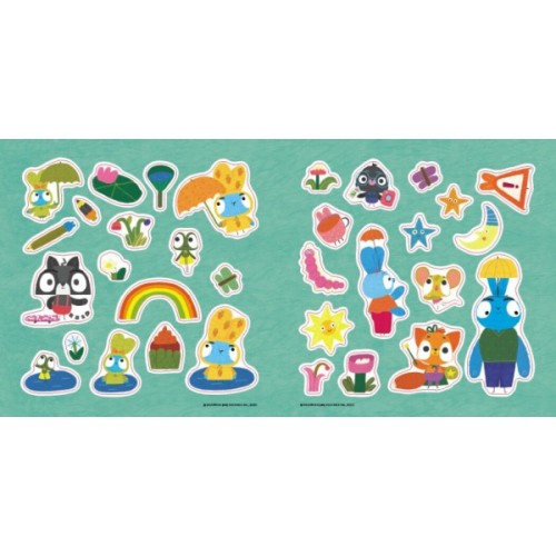 Книга Хоробрі Зайці. Музика дощу. Історії з наліпками Ранок (9786170985552)