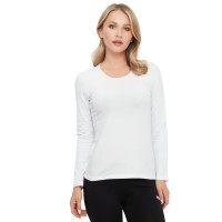 Лонгслів Kappa T-shirt Manica Lunga Girocollo K2601 Bianco білий S (8054954012710)