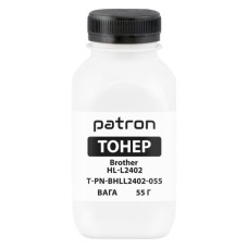 Тонер Brother HL-L2402 флакон, 55 г Patron (PN-BHLL2402-055)