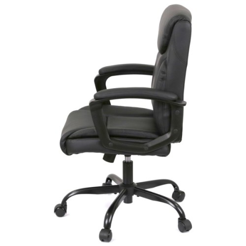 Офісне крісло Аклас Лівар TILT 10002M Чорний (PU Black) (00158598)