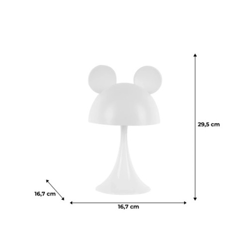 Нічник Kite Світильник LED з акумулятором Simple Mouse, білий (K25-317-2-1)