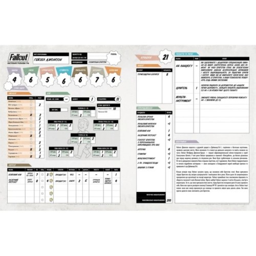 Настільна гра Geekach Games Fallout. Рольова гра - Стартовий набір (укр.) (GKRP0028)