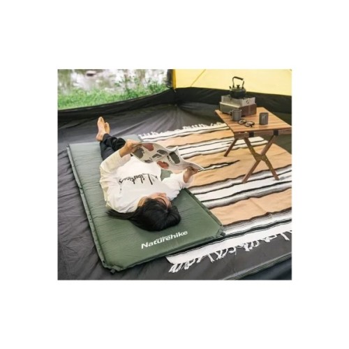 Матрац надувний Naturehike CNK2450WS020, 200х63х10 см, темно-зелений (6927595712740)