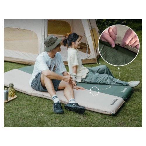 Матрац надувний Naturehike CNK2450WS020, 200х63х10 см, темно-зелений (6927595712740)