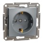 Розетка Schneider Electric ASFORA со штор. сталь (EPH2900262)