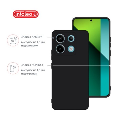 Чохол до мобільного телефона Intaleo Silicone Xiaomi Redmi Note 13 Pro 5G Black (1283126601231)