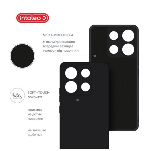 Чохол до мобільного телефона Intaleo Silicone Xiaomi Redmi Note 13 Pro 5G Black (1283126601231)