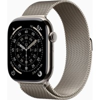 Смарт-годинник Apple Watch Series 11 GPS + Cellular 46mm Natural Titanium Case with Natural Milanese Loop - M/L (MFD04RK/A)