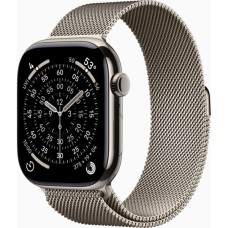 Смарт-годинник Apple Watch Series 11 GPS + Cellular 46mm Natural Titanium Case with Natural Milanese Loop - M/L (MFD04RK/A)