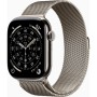 Смарт-годинник Apple Watch Series 11 GPS + Cellular 46mm Natural Titanium Case with Natural Milanese Loop - M/L (MFD04RK/A)