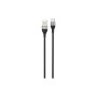Дата кабель USB 2.0 AM to USB-C 1.0m 2.4A double-sided NB188 gray XO (6920680879700)