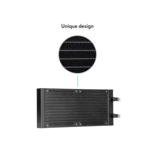 Система рідинного охолодження Chieftec Iceberg 240 DARK (CLC-240-BLK)