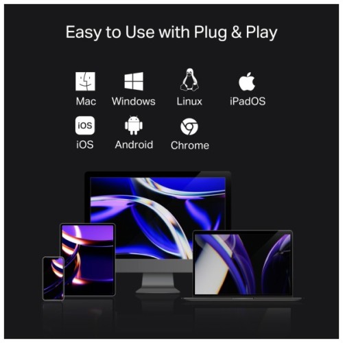Порт-реплікатор TP-Link USB Type-C 9-в-1 (UH9120C)