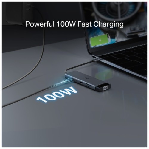 Порт-реплікатор TP-Link USB Type-C 9-в-1 (UH9120C)