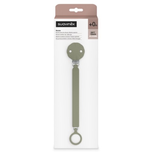 Кліпса для пустушок Suavinex Wonder зелена (402548)