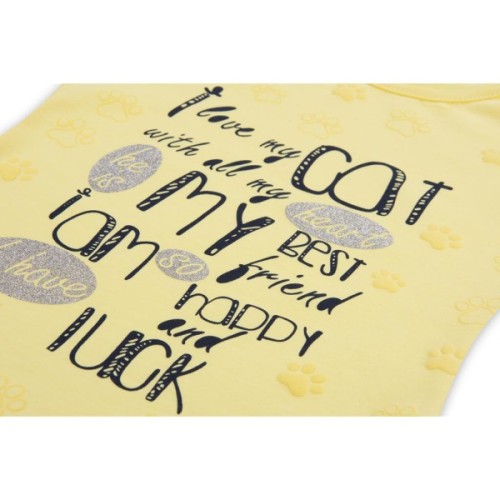 Набір дитячого одягу Breeze з лапками (8697-110G-yellow)