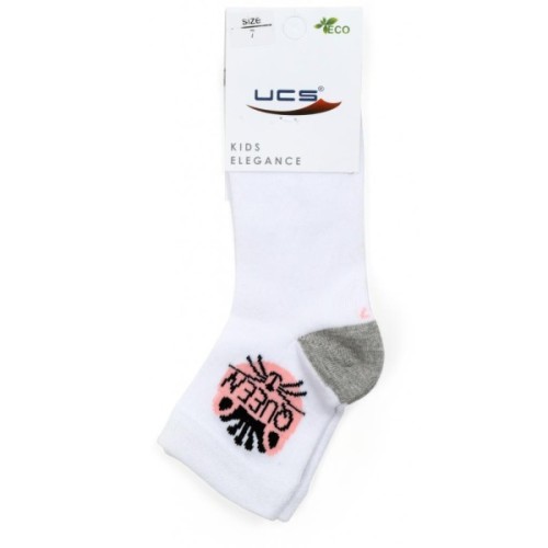 Шкарпетки дитячі UCS Socks з котиками (M0C0101-2115-1G-white)