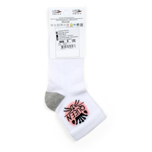 Шкарпетки дитячі UCS Socks з котиками (M0C0101-2115-1G-white)