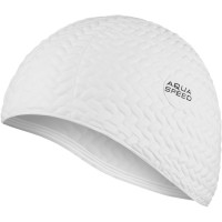 Шапка для плавання Aqua Speed Bombastic Tic-Tac 5717 117-05 білий Жін OSFM (5908217657176)