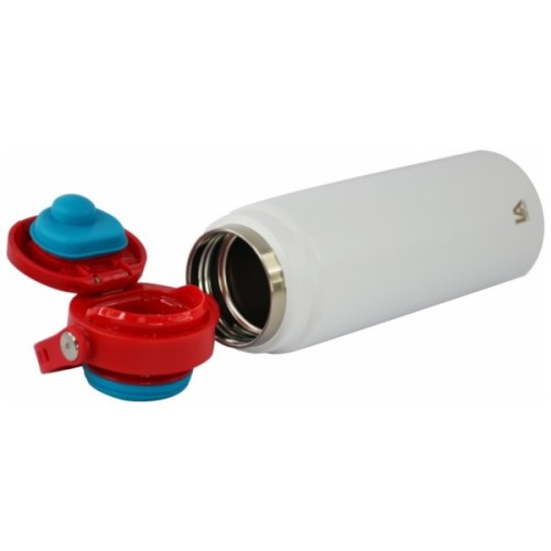 Термокружка Line Art Goa 600 мл білий/червоний (20204LA-02)