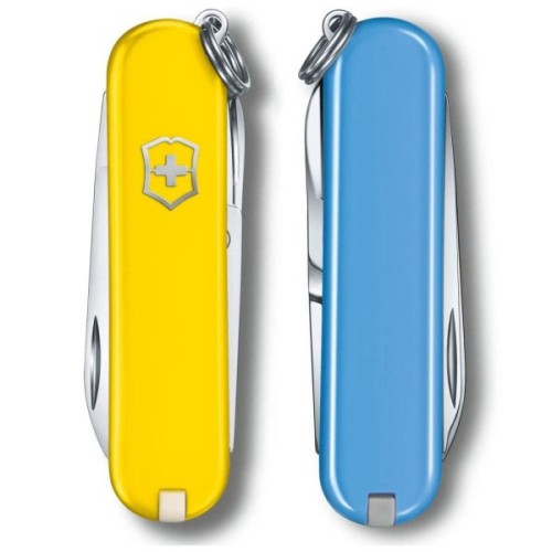 Ніж Victorinox Classic SD Ukraine Жовто-блакитний (0.6223.8G.28)