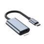 Перехідник USB-C to HDMI F USB 3.0 4K60Hz dark gray Dynamode (DM-AD-USB-C-HDMI)