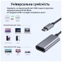 Перехідник USB-C to HDMI F USB 3.0 4K60Hz dark gray Dynamode (DM-AD-USB-C-HDMI)