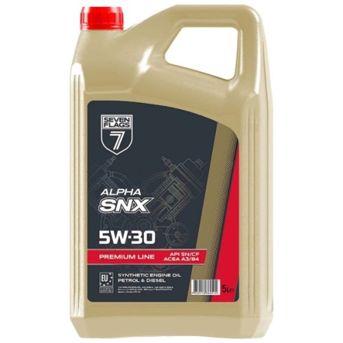 Моторна олива 7FLAGS Premium Line 5W-30 4,4кг (7350118360514)