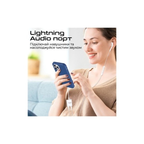 Адаптер Lightning to Lightning 12W + Lightning audio Promate (medialink-i2i)