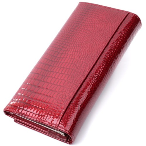 Гаманець ST Leather З натуральної шкіри Червоний (22680)