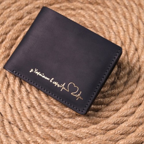 Портмоне Grande Pelle Шкіряне Чорне (16733)