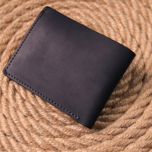 Портмоне Grande Pelle Шкіряне Чорне (16733)