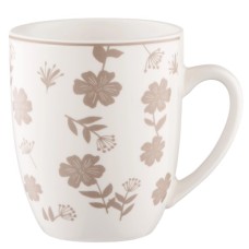 Чашка Ardesto Ravenna, 360мл, порцеляна, біло-бежевий (AR1336R)