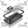Чохол до мобільного телефона Armorstandart Frosted Matte Xiaomi Redmi 12 4G Dark Green (ARM68552)
