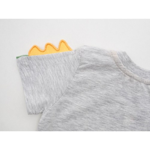 Футболка дитяча Breeze з динозавром (13491-110B-gray)