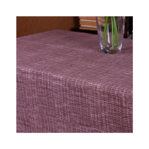 Скатертина MirSon Рогожа №208 Chocolate Binding 130x220 см (2200006738060)