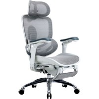 Офісне крісло Sihoo C300 PRO V2, White, з підставкою для ног (C300-PRO-V2-B102-JT)