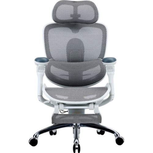 Офісне крісло Sihoo C300 PRO V2, White, з підставкою для ног (C300-PRO-V2-B102-JT)