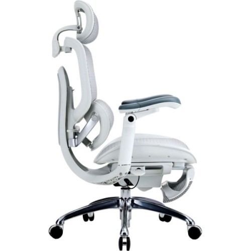 Офісне крісло Sihoo C300 PRO V2, White, з підставкою для ног (C300-PRO-V2-B102-JT)