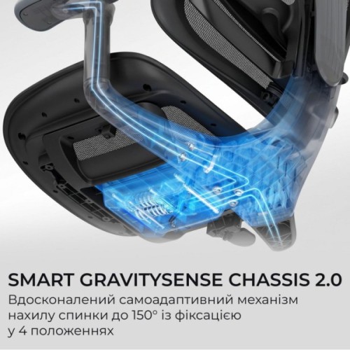 Офісне крісло Sihoo C300 PRO V2, White, з підставкою для ног (C300-PRO-V2-B102-JT)