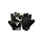 Рукавички для фітнесу RDX F6 Sumblimation Black/Green M (WGS-F6GN-M)