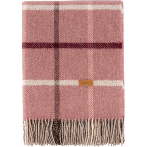 Плед Ardesto Leonardo Alpina 100% вовна, рожевий 140x200 см (ART0701LM)